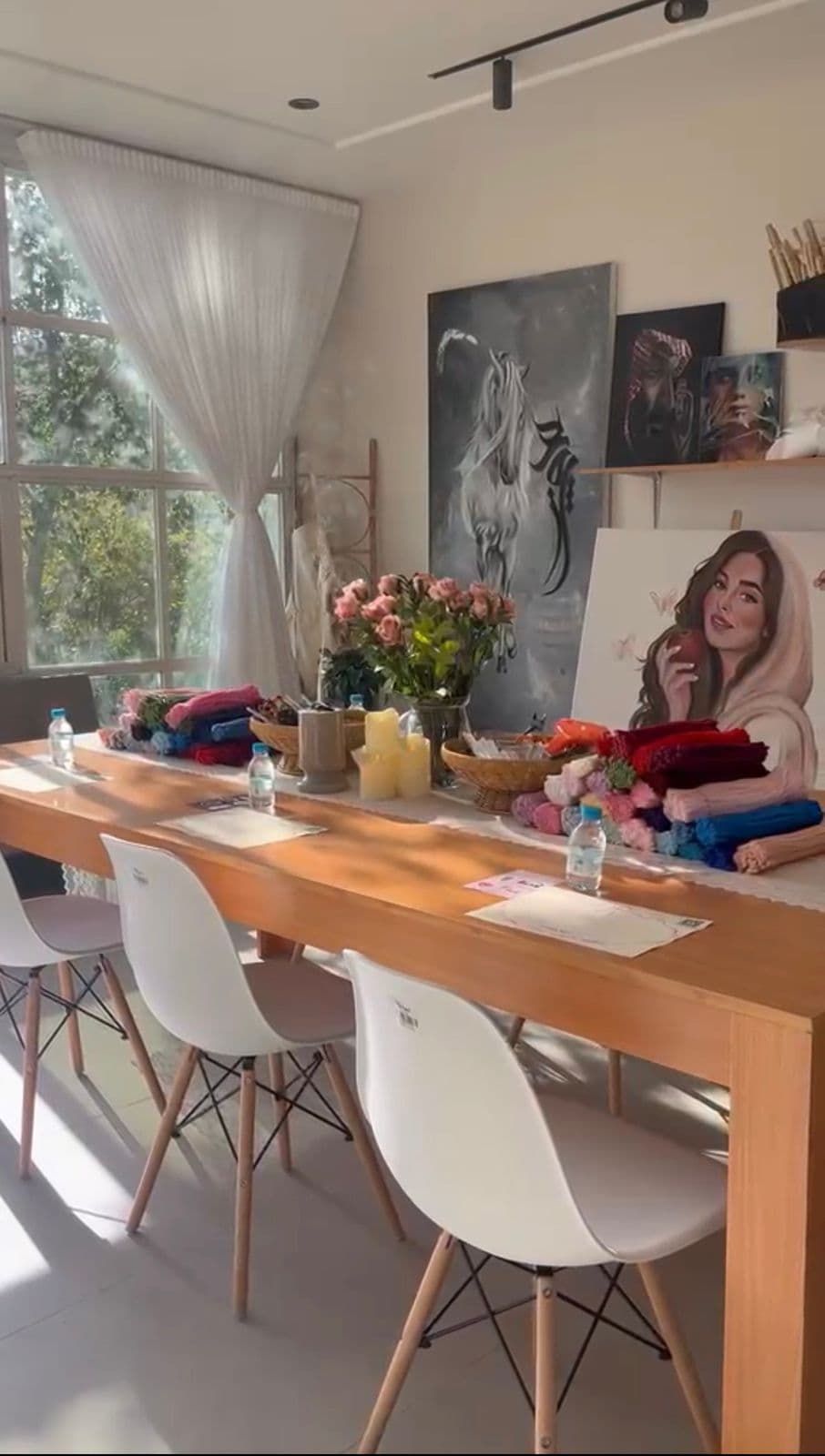 رسم البورتريه _ ورشة جماعية تفاعلية 
